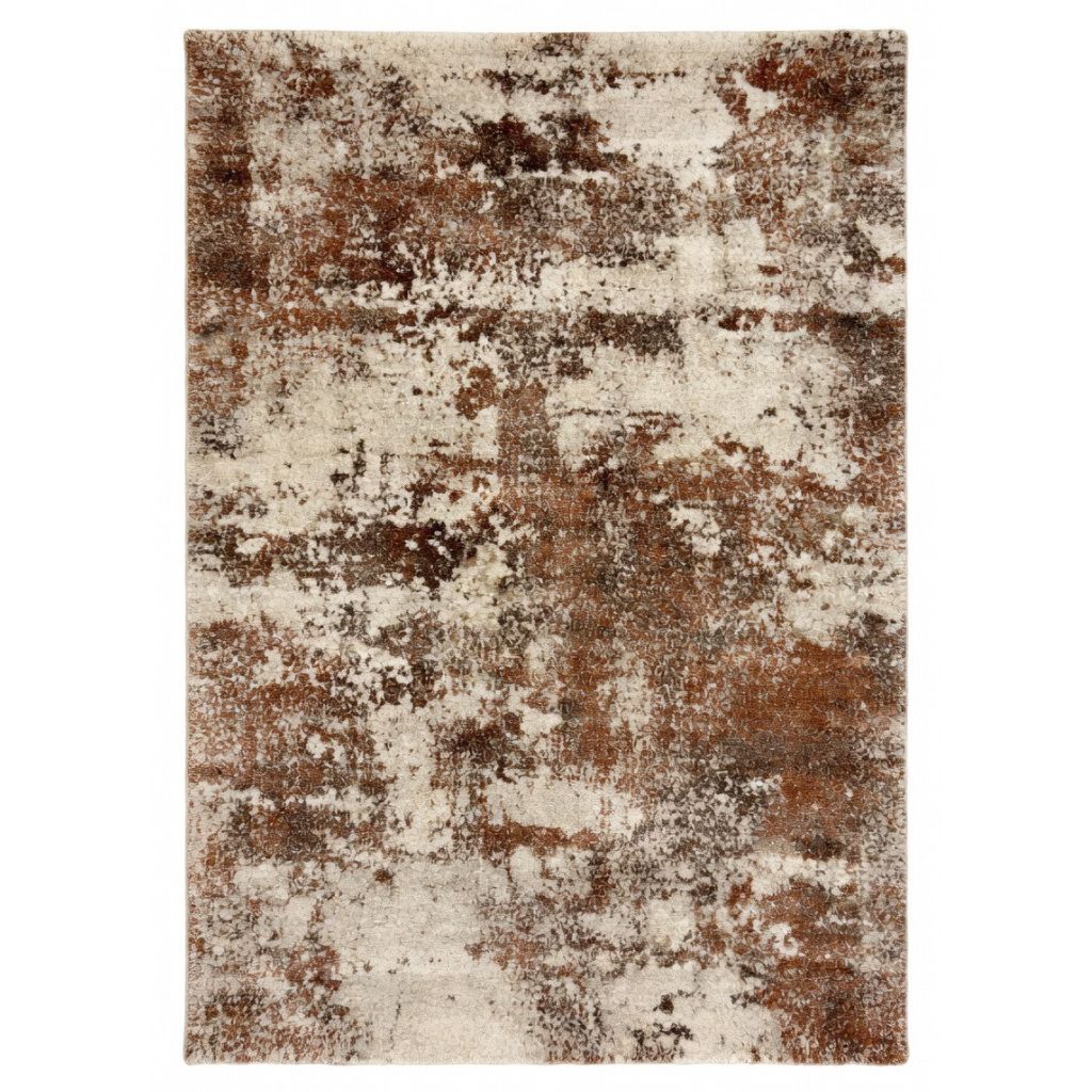 Mirage Blocks Orange Rug