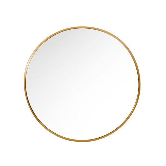 Modena Gold Round 60cm Wall Mirror