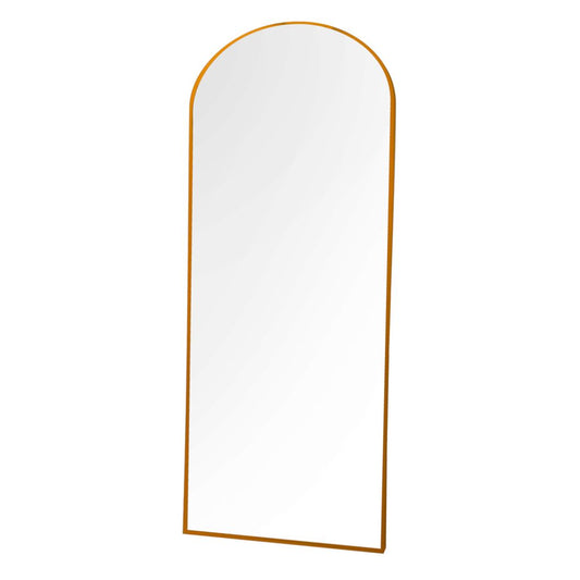 Modena Gold 80 x 180cm Arch Leaner Mirror