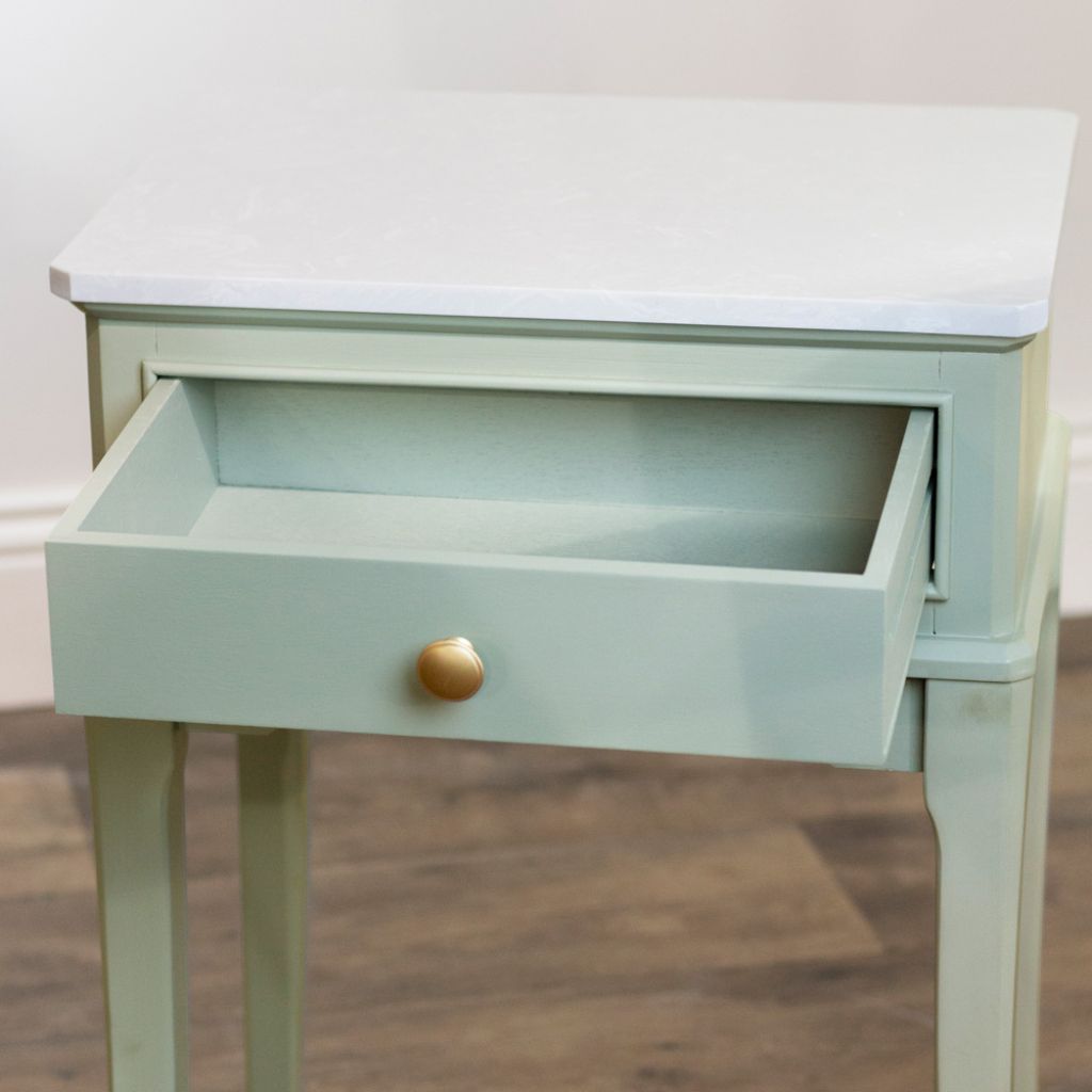 Monroe Sage 1 Drawer Accent Table Drawer