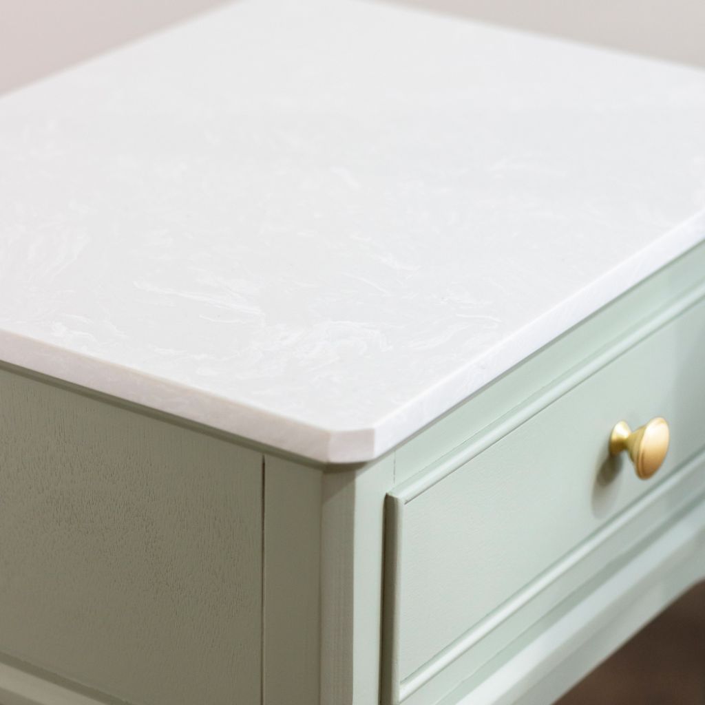 Monroe Sage 1 Drawer Accent Table Edge