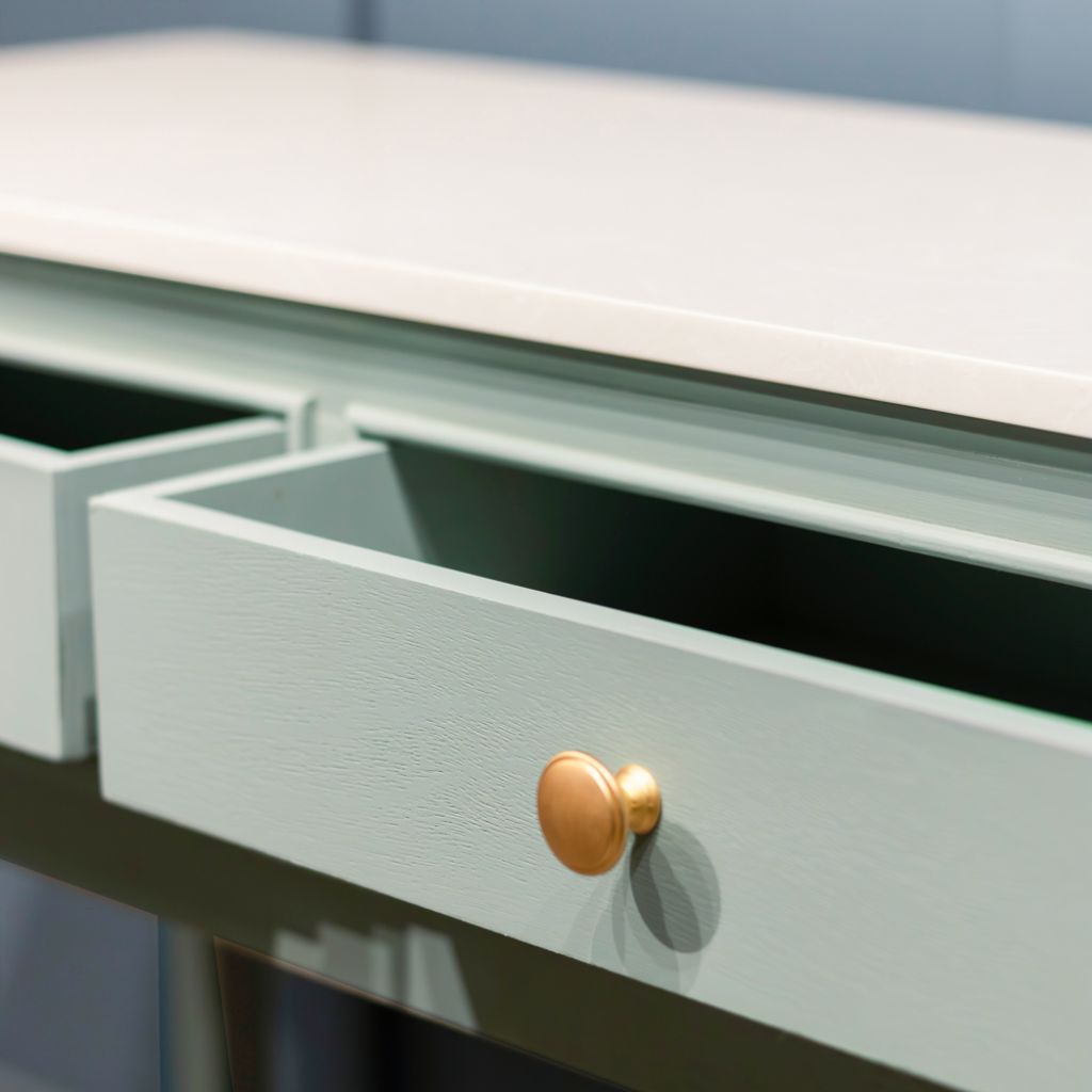 Monroe Sage 2 Drawer Console Table Drawer