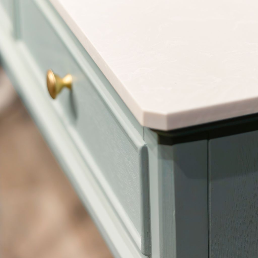 Monroe Sage 2 Drawer Console Table Edge