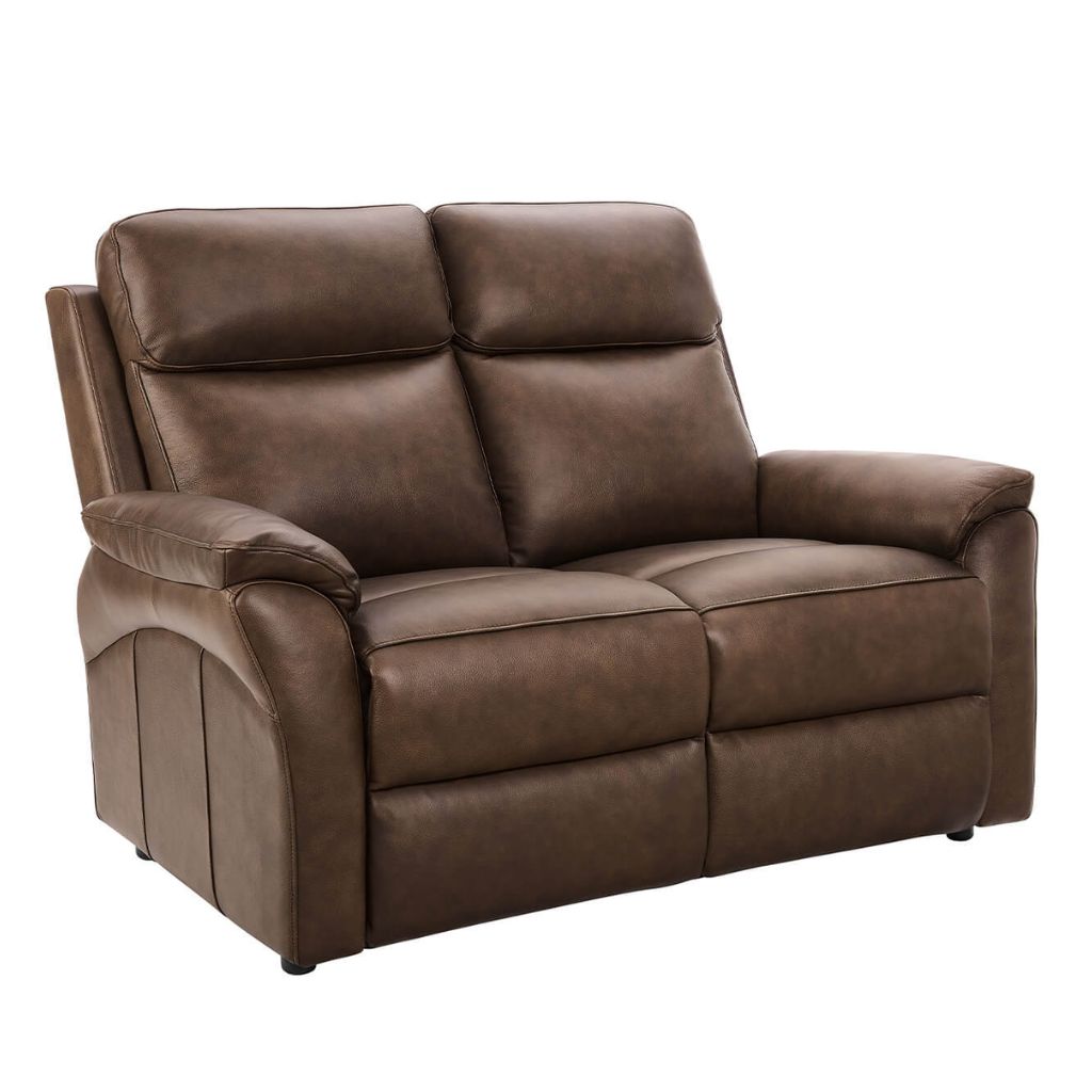 Nardo Brown Leather 2 Seater