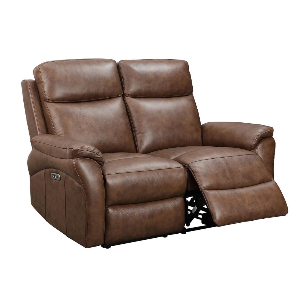 Nardo Brown Leather Electric 2 Seater