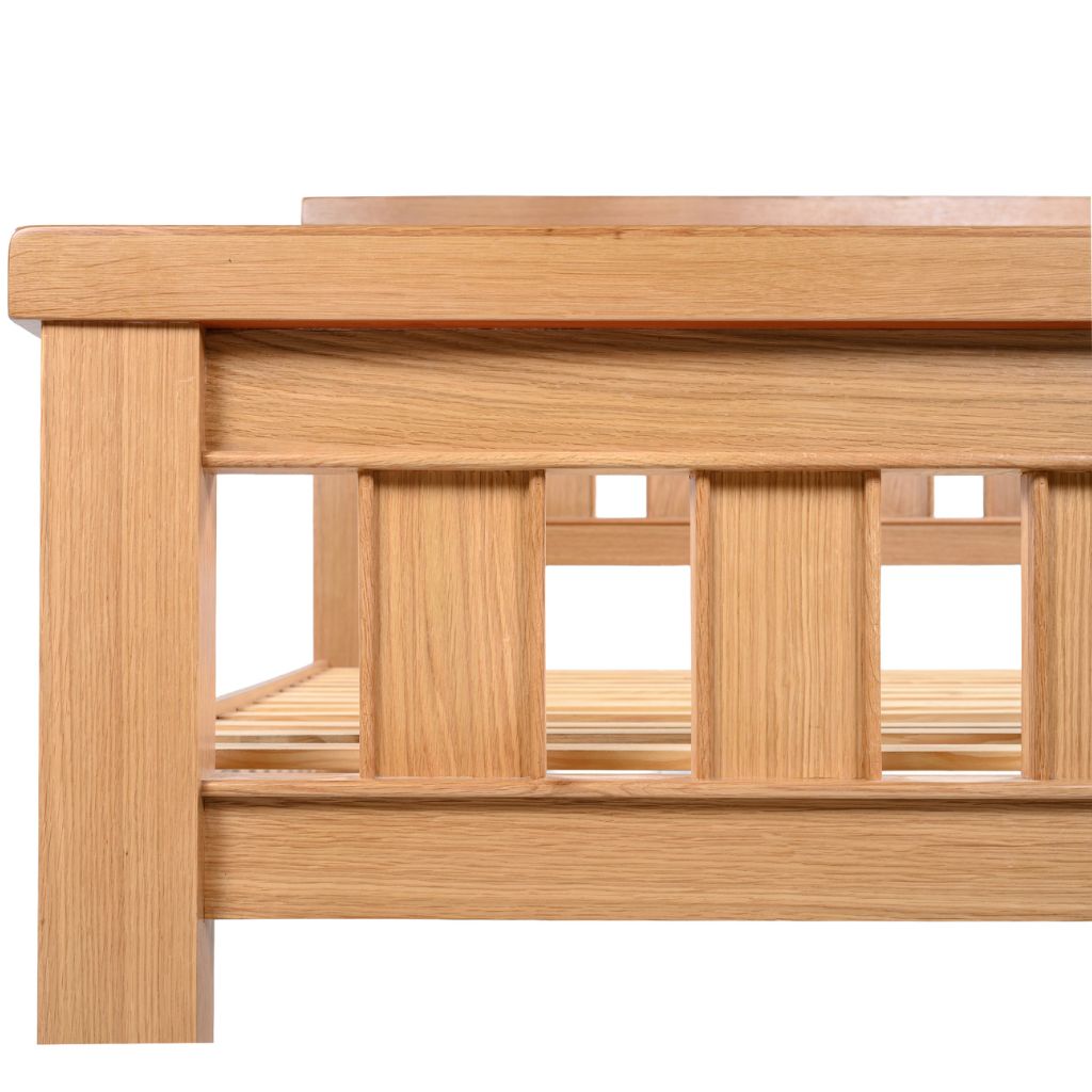 Newbury Wooden Bedframe footboard
