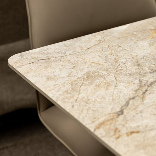 Close up showing the beauty of this table
