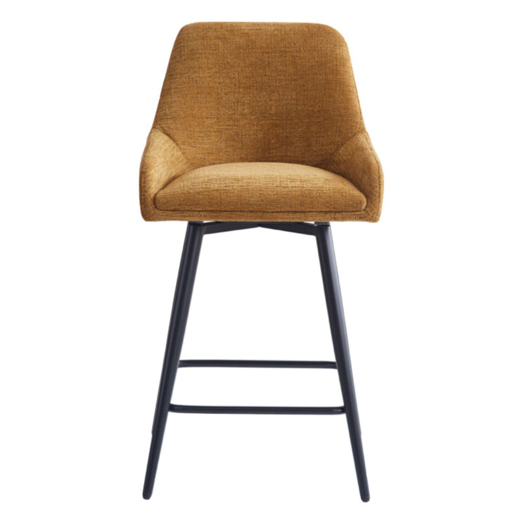 Oscar Mustard Counter Stool