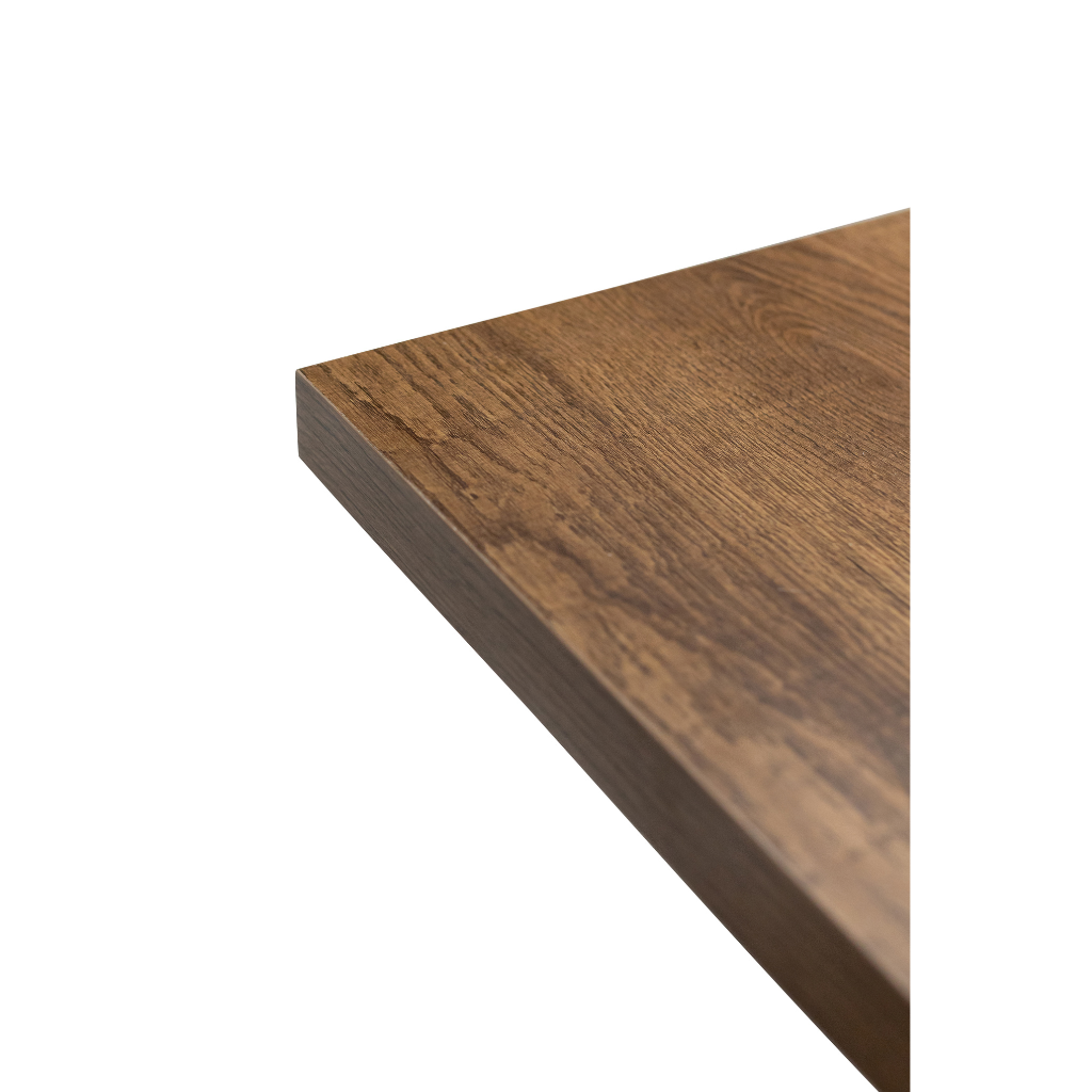 Panni 1.6m Dark Oak Extending Dining Table Close Up