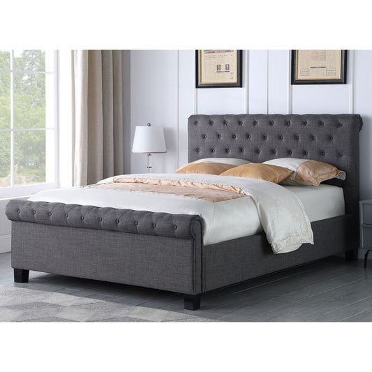 Paris Grey Storage Bed Frame