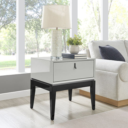 Pasadena Cool Grey 1 Drawer End Table