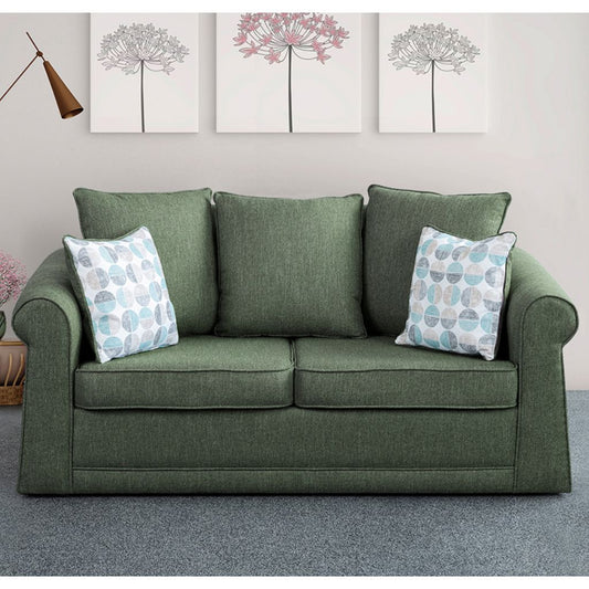 Portland Chrono Green 2-Seater Sofabed