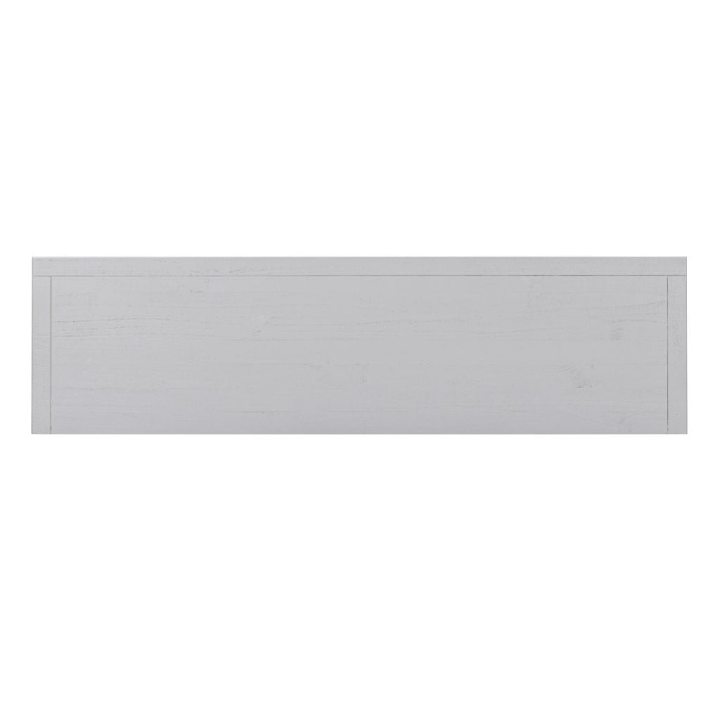 top of beige 3 door sideboard with small detail