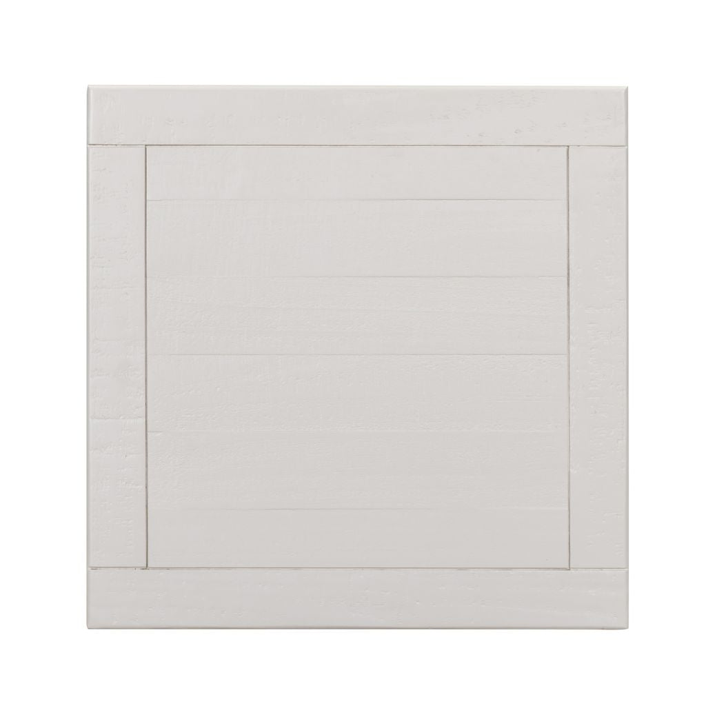 Beige cabinet top with a minimalist design on a white background