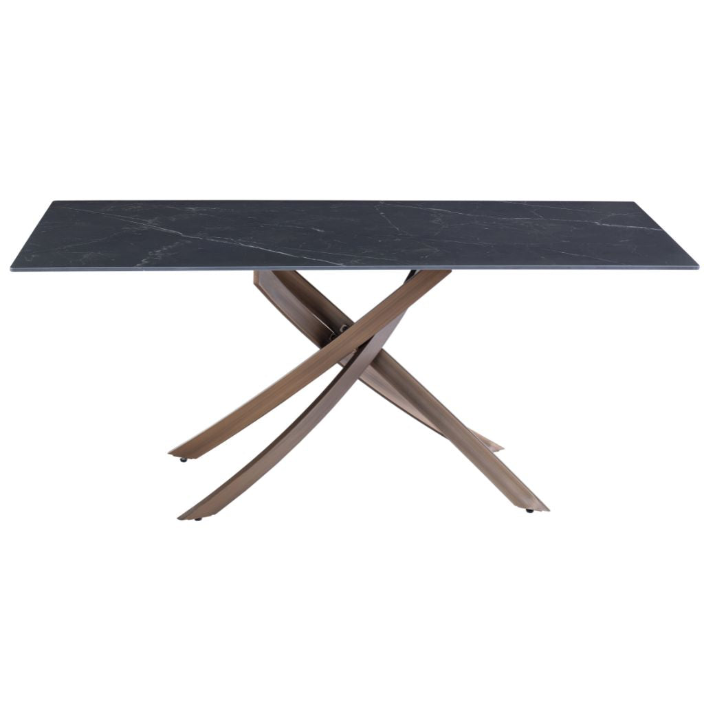 Rico Mooney Black 1.8m Dining Table