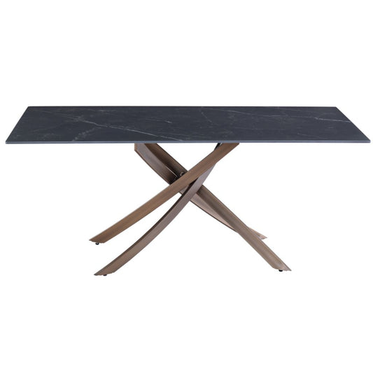 Rico Mooney Black 1.8m Dining Table