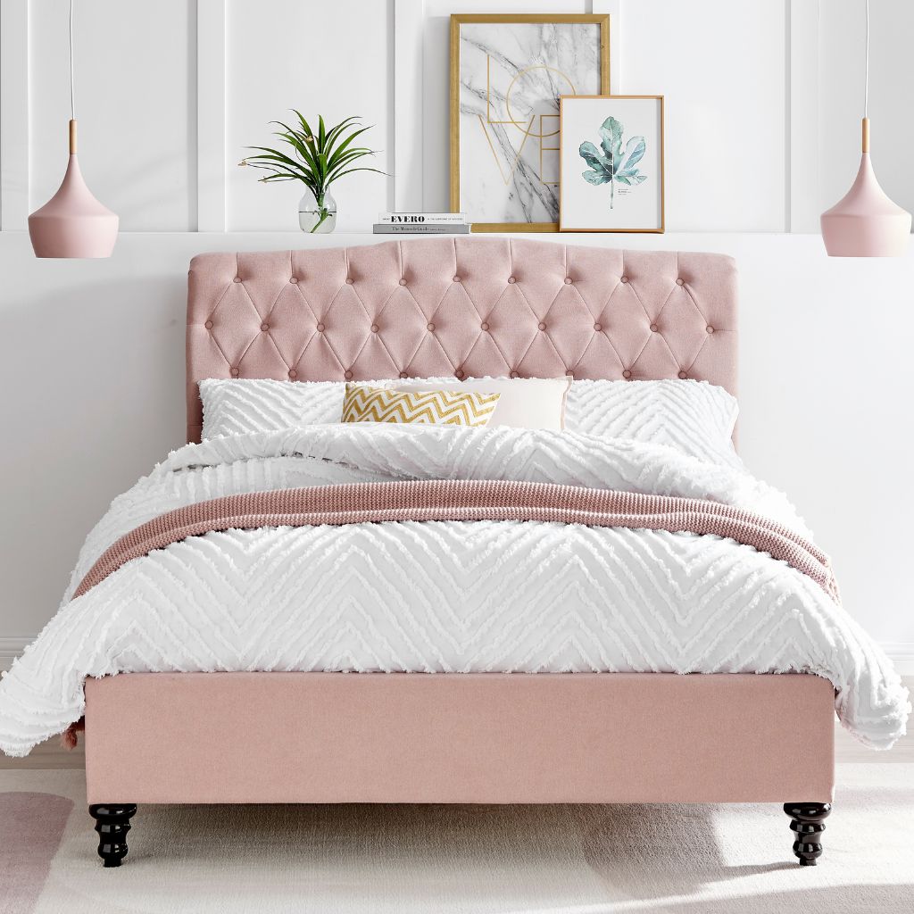 Rosa Pink Bedframe Range