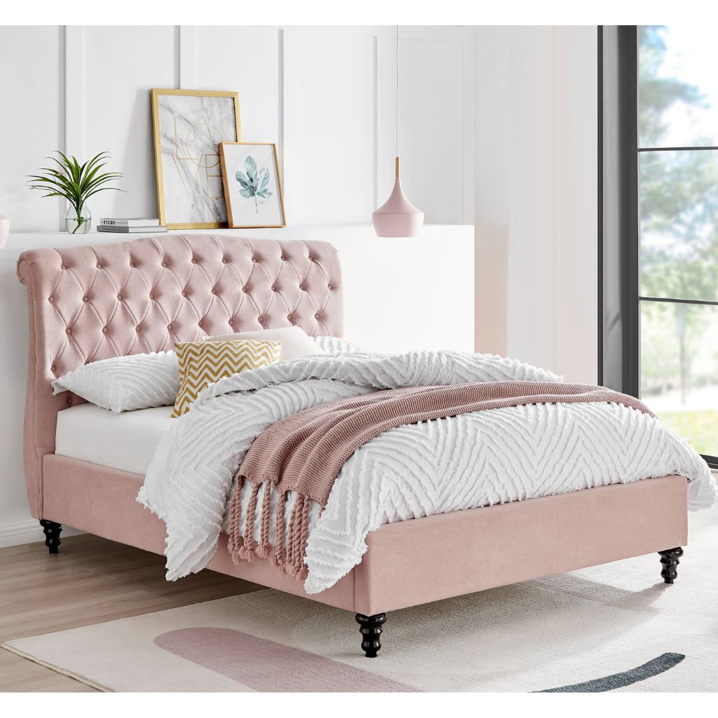 Rosa Pink Bedframe Range 