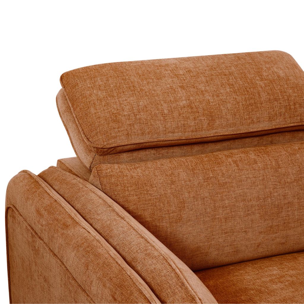 close up view showcasing the beautiful piping detail the roscoe has to offer.