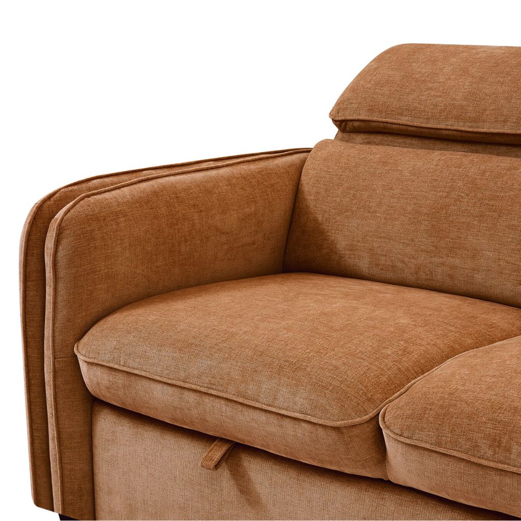 The roscoe radiates comfort with plush seats, supportive backrests and adjustable headrests.