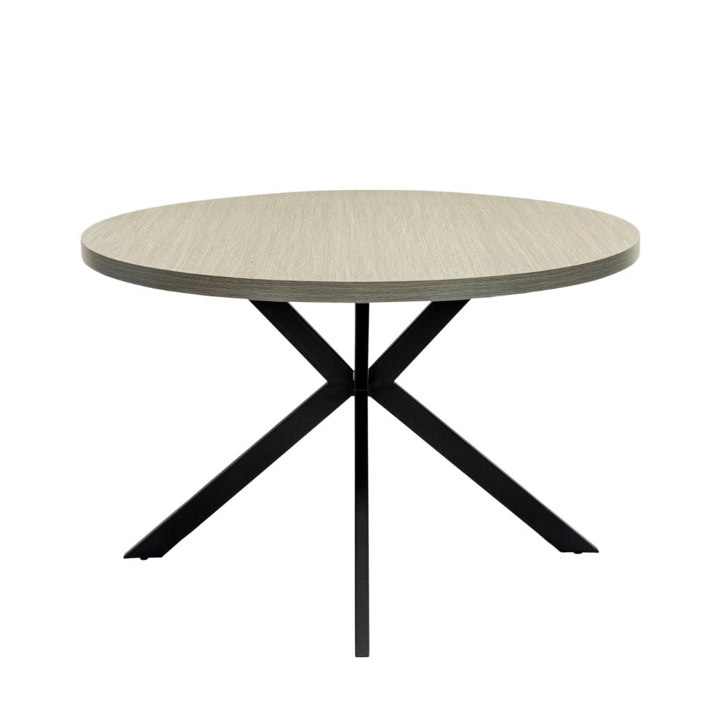 Ruvo 1.2m Round Light Grey Dining Table
