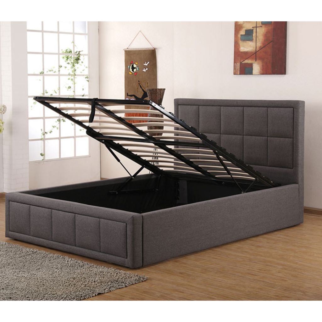 Sia Ottoman Bedframe Open