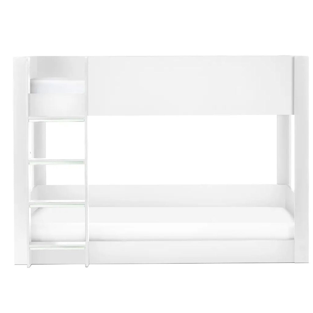 Solomon White Bunk Bed Front