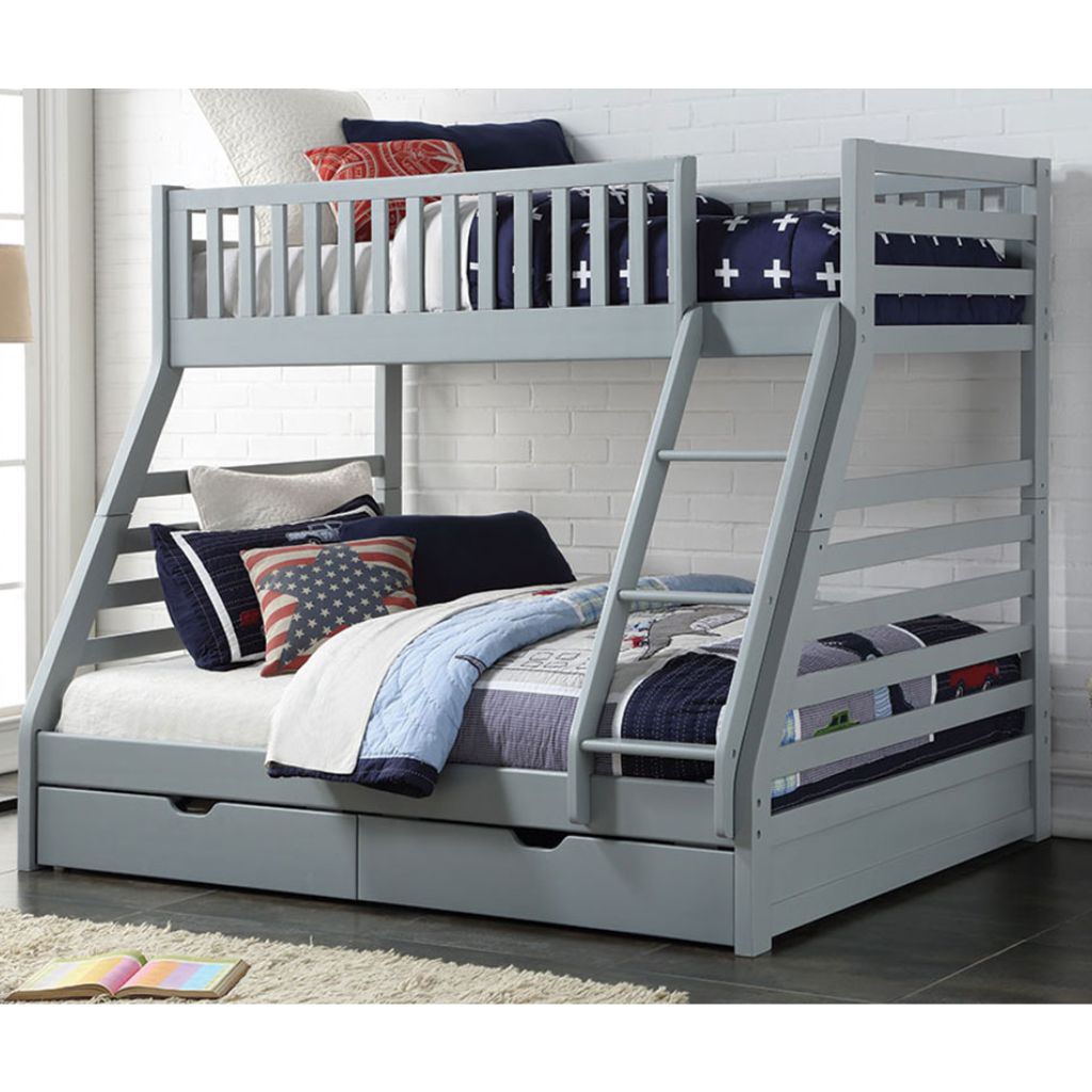 States Grey Triple Sleeper Bed