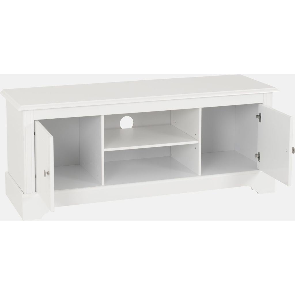 Stratford 2 Door TV Unit Open