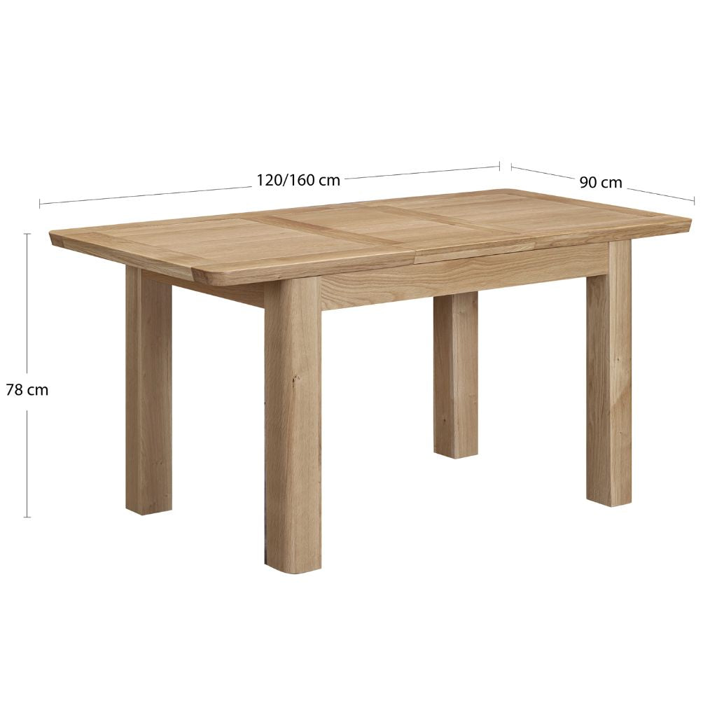 Exact dimensions of the Treviso 1.2m Table
