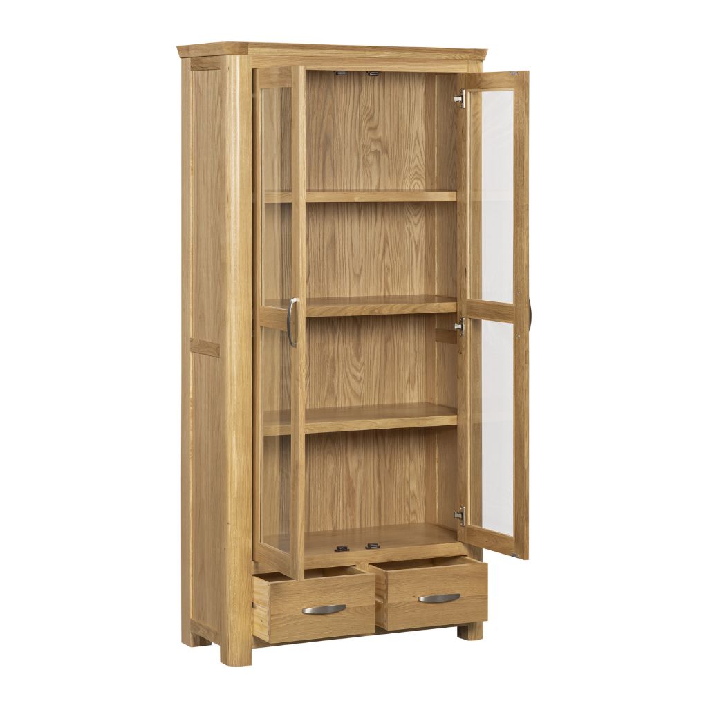 The Treviso Display cabinet has generous storage your your favourite pieces.