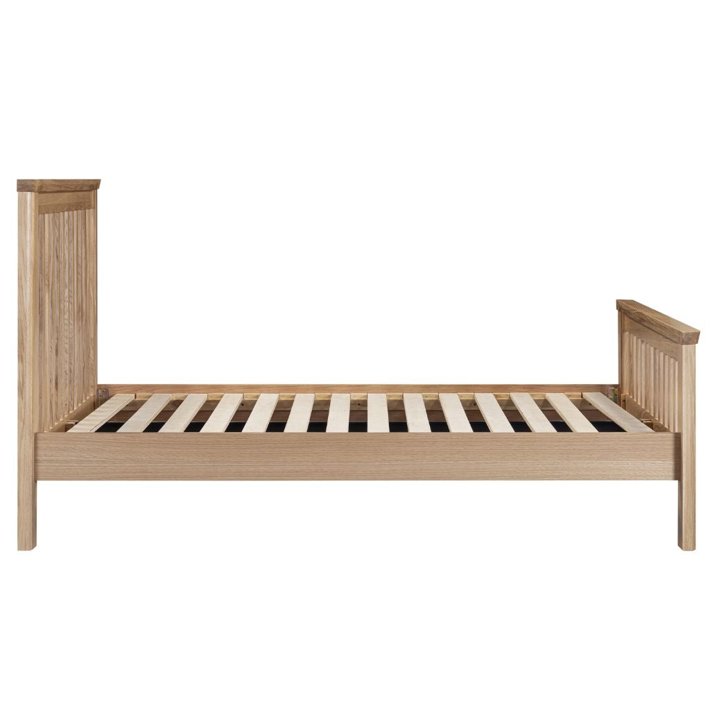 Side view of the gorgeous Treviso bed frame.
