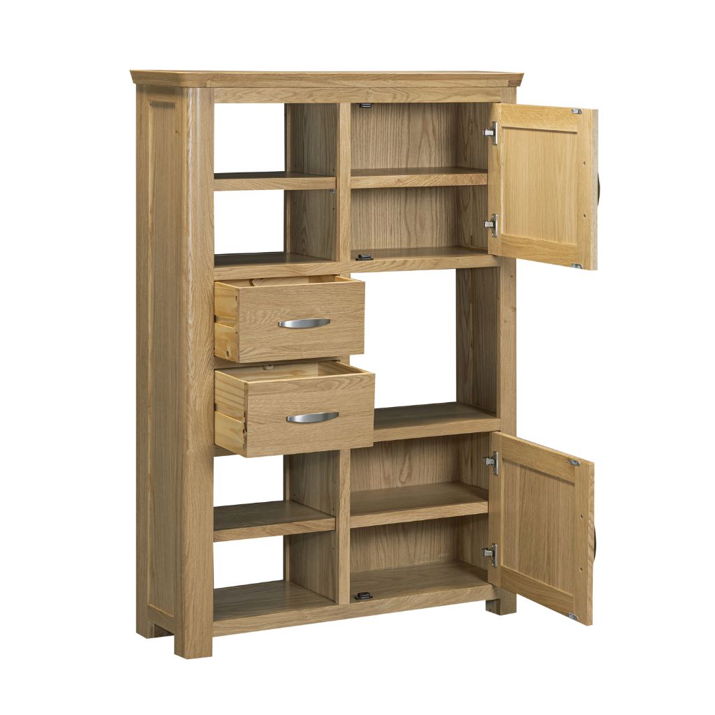 A contemporary display unit perfect for any home.