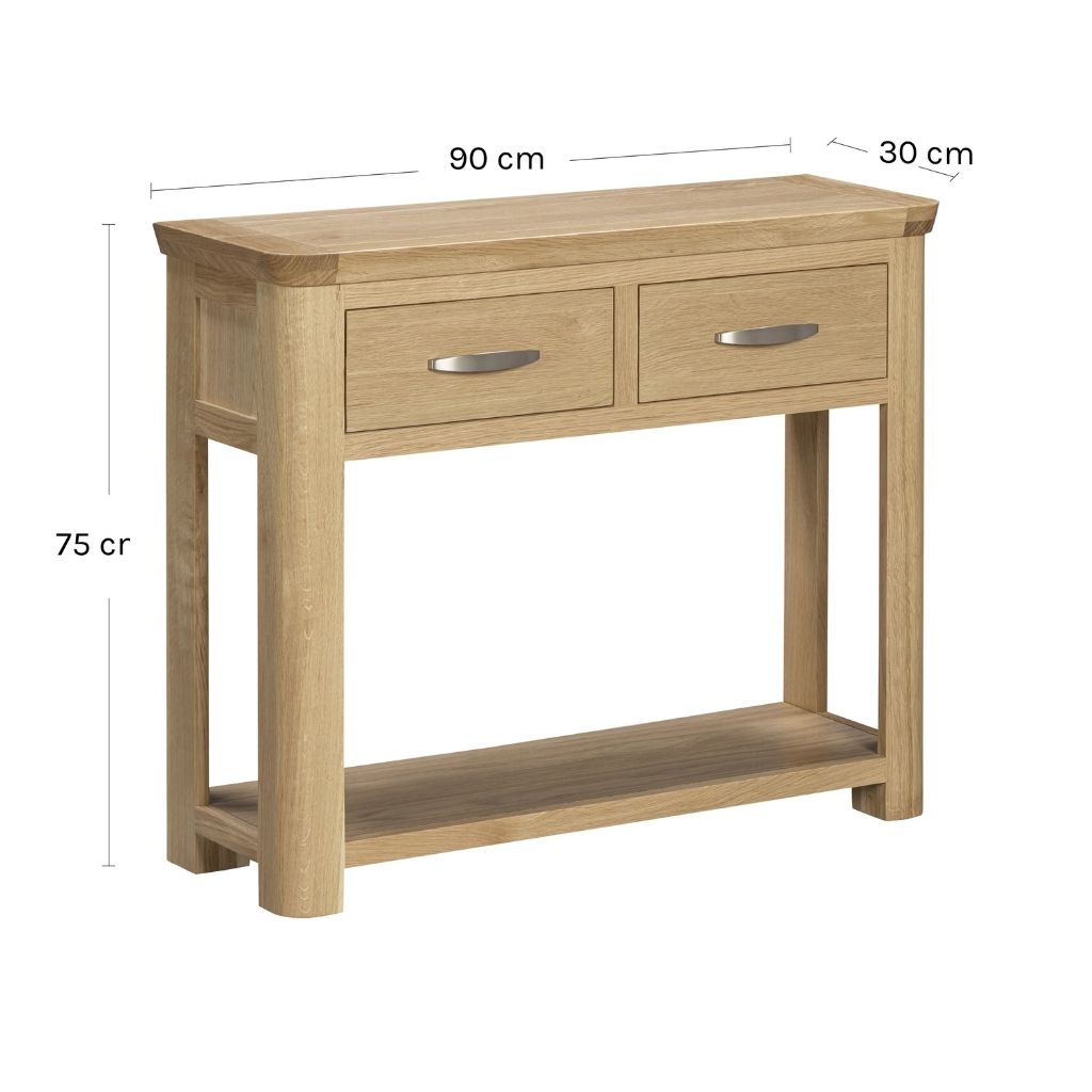 exact dimensions of the beautiful Treviso large console table.