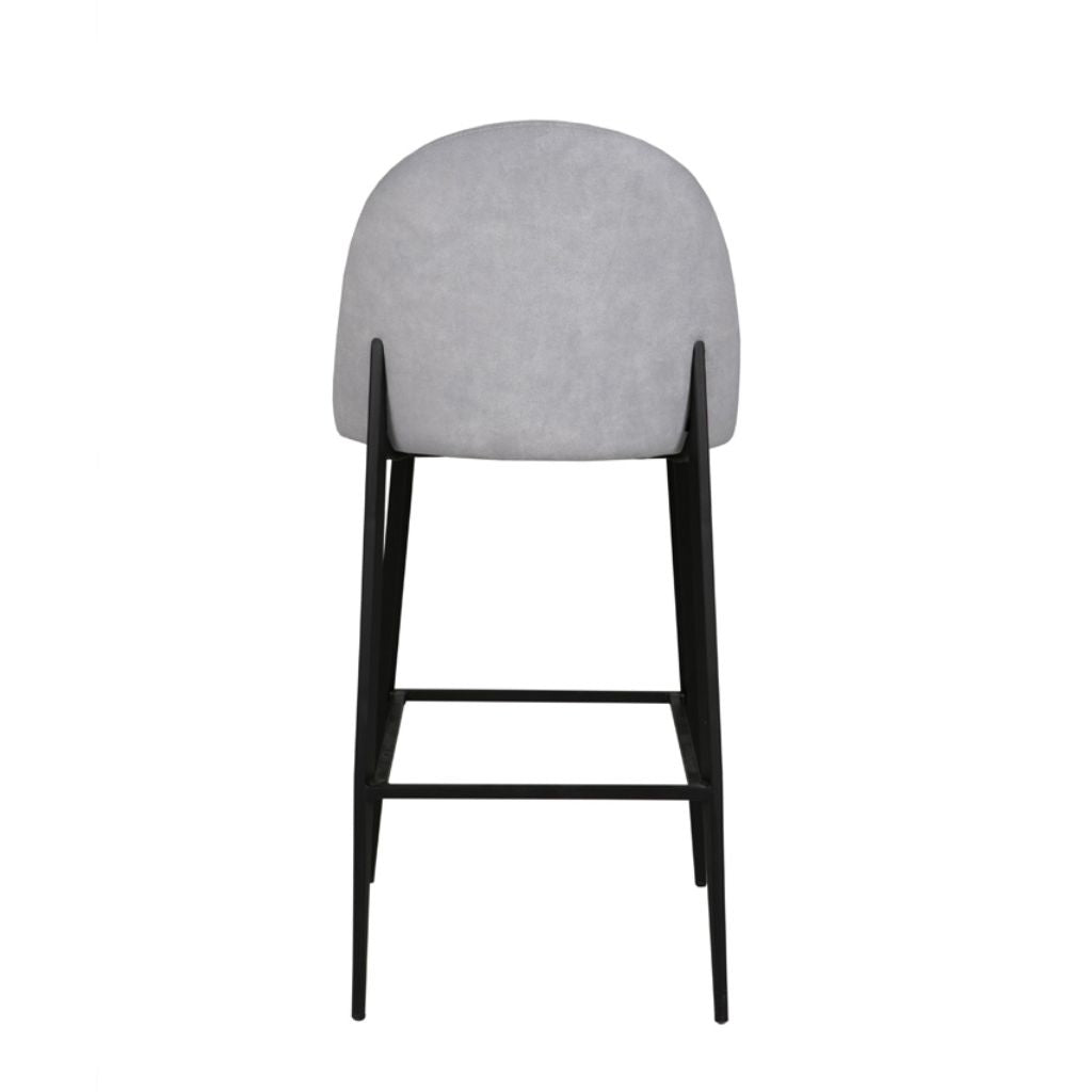 Valent Light Grey Fabric Bar Stool Back