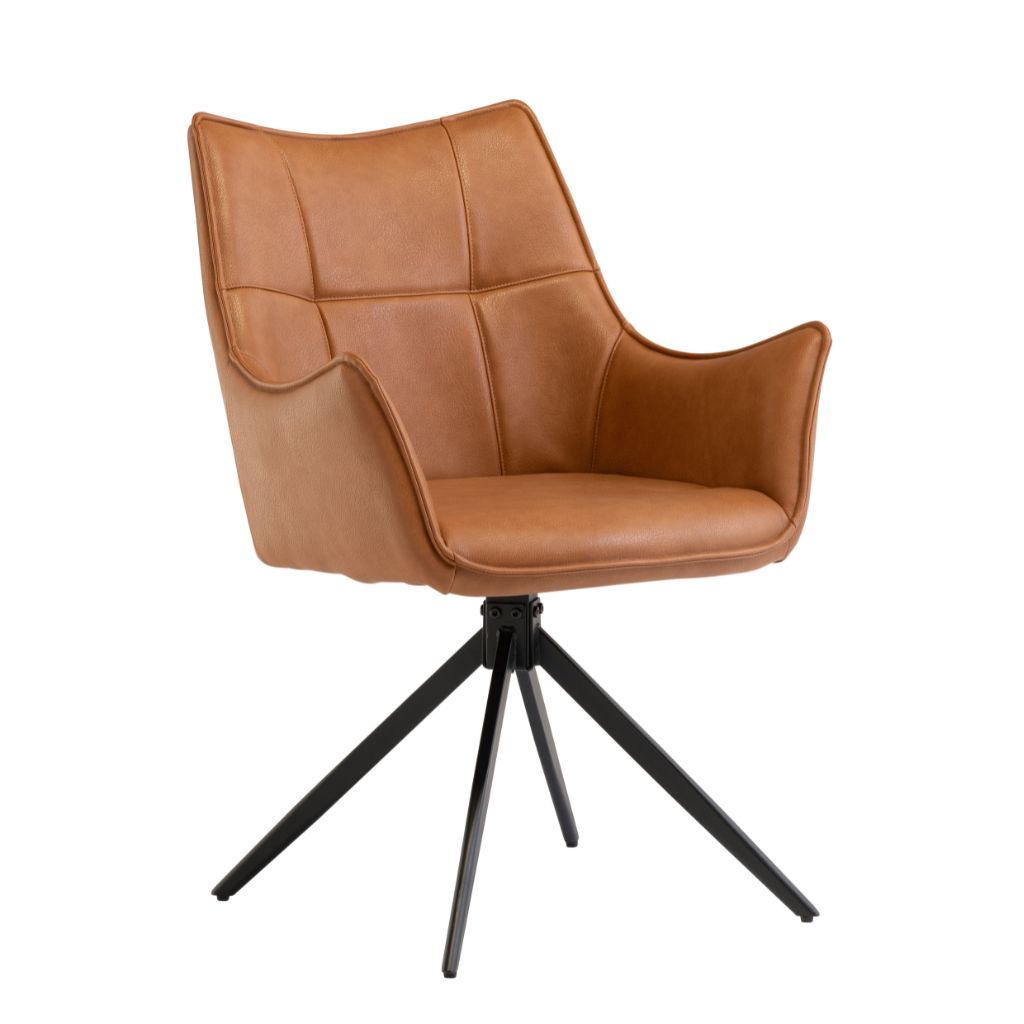 Viti Tan Chair Angle