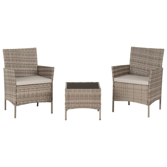 Willow Rattan 3 Piece Garden Set