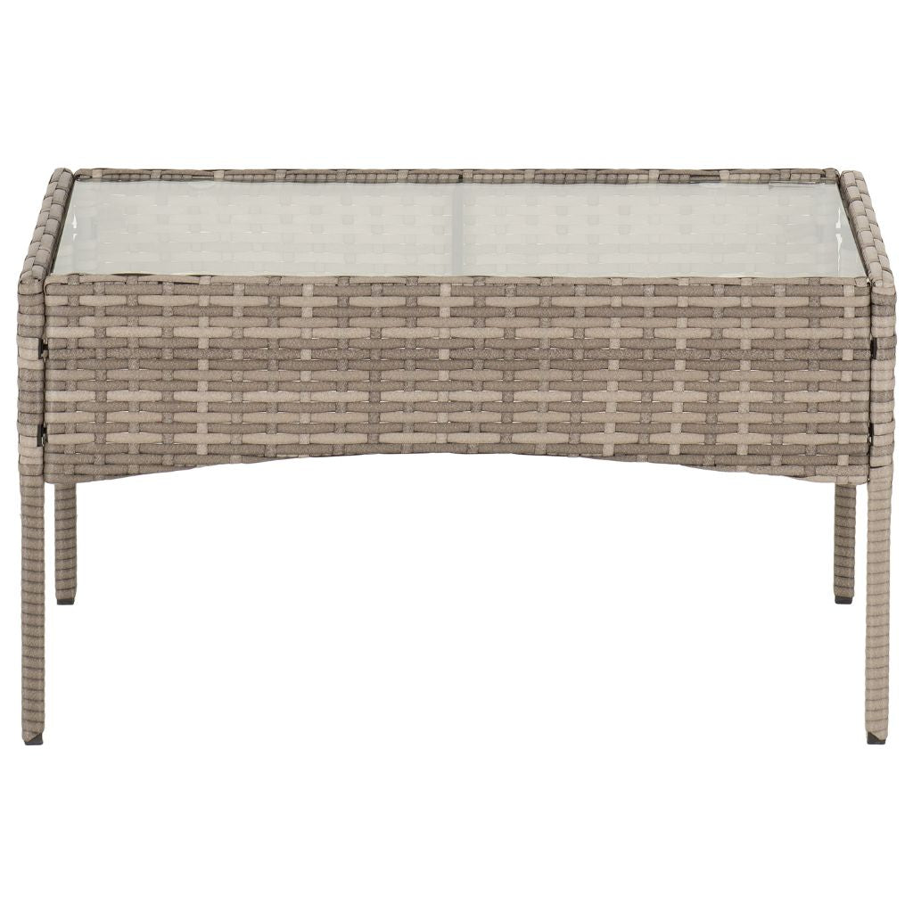 Willow Rattan Garden Table
