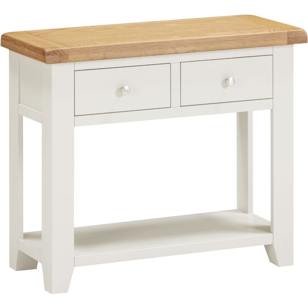 Windsor Ivory 2 Drawer Console Table
