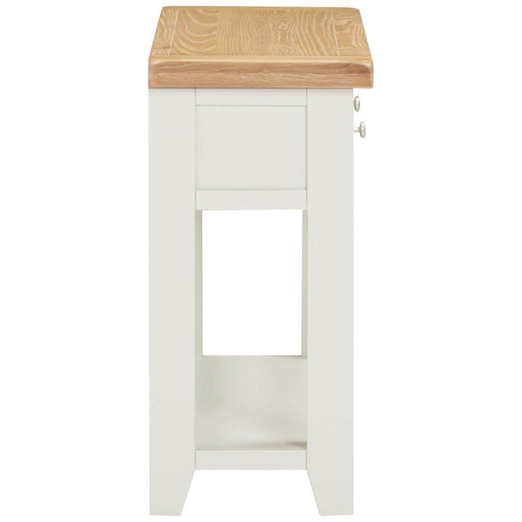 Windsor Ivory 2 Drawer Console Table Side