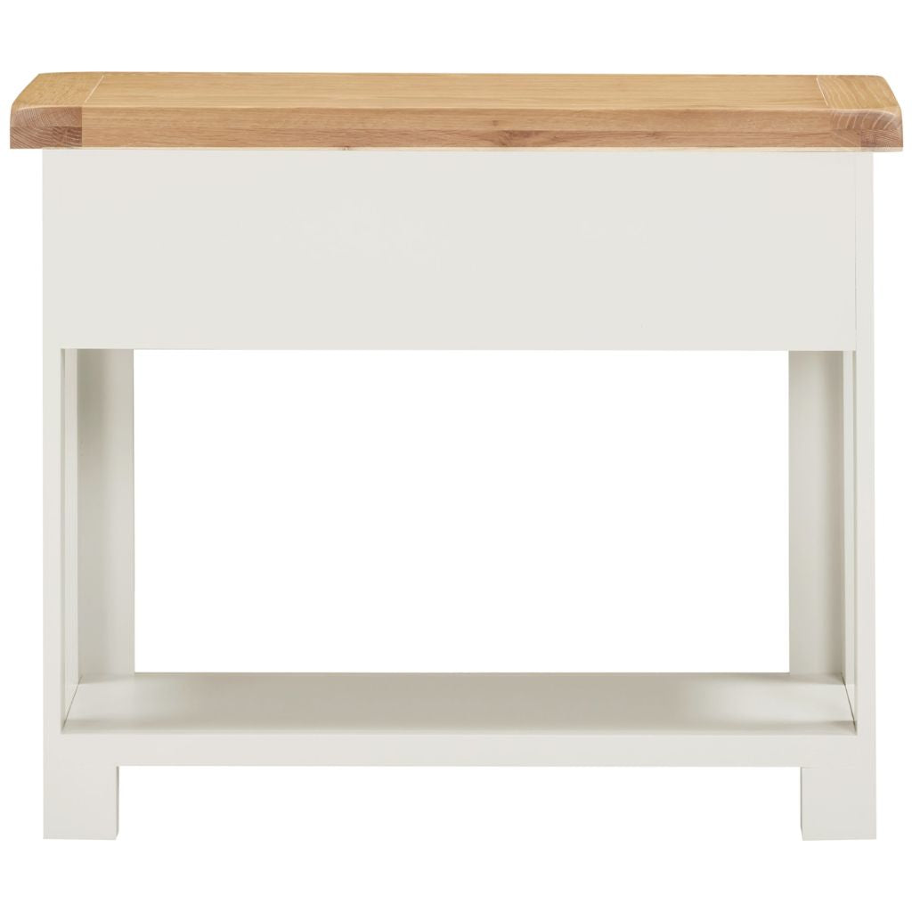 Windsor Ivory 2 Drawer Console Table Back