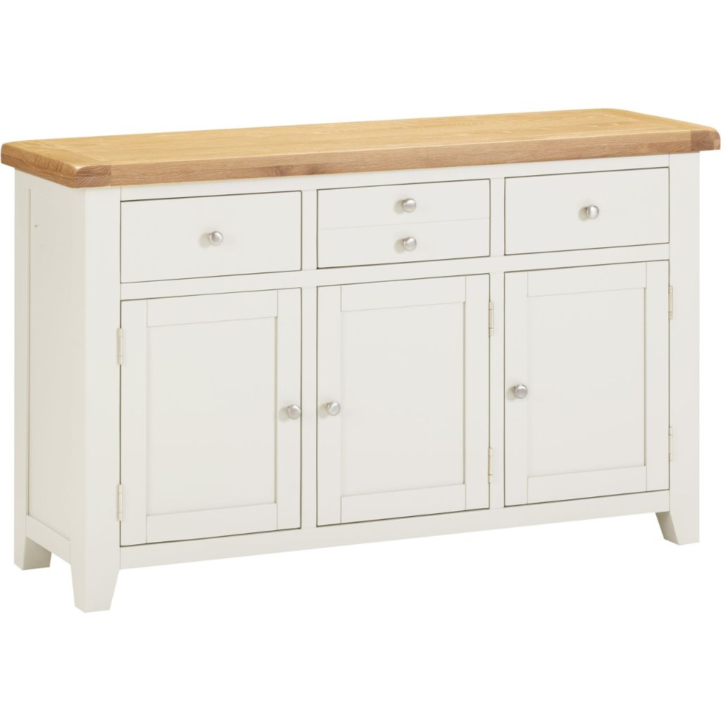 Windsor Ivory 3 Door 3 Drawer Sideboard