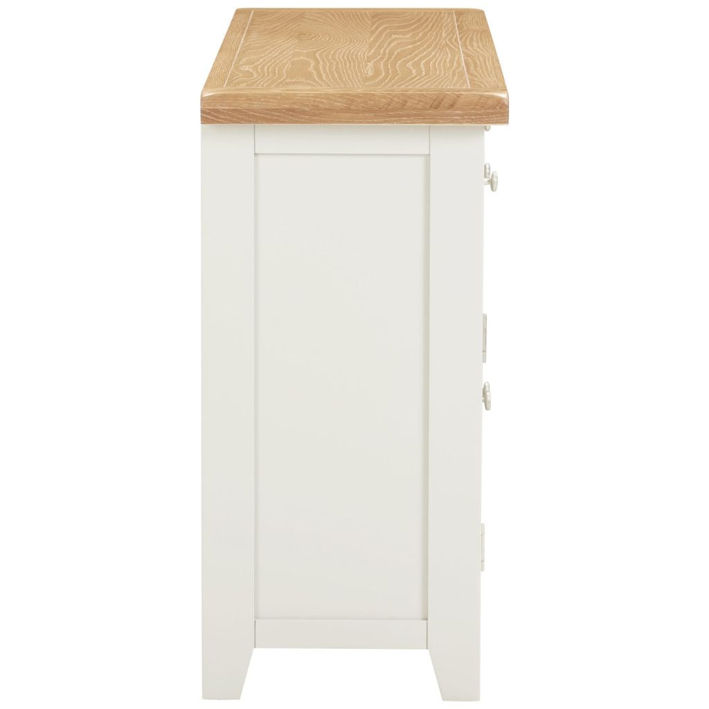 Windsor Ivory 3 Door 3 Drawer Sideboard Side