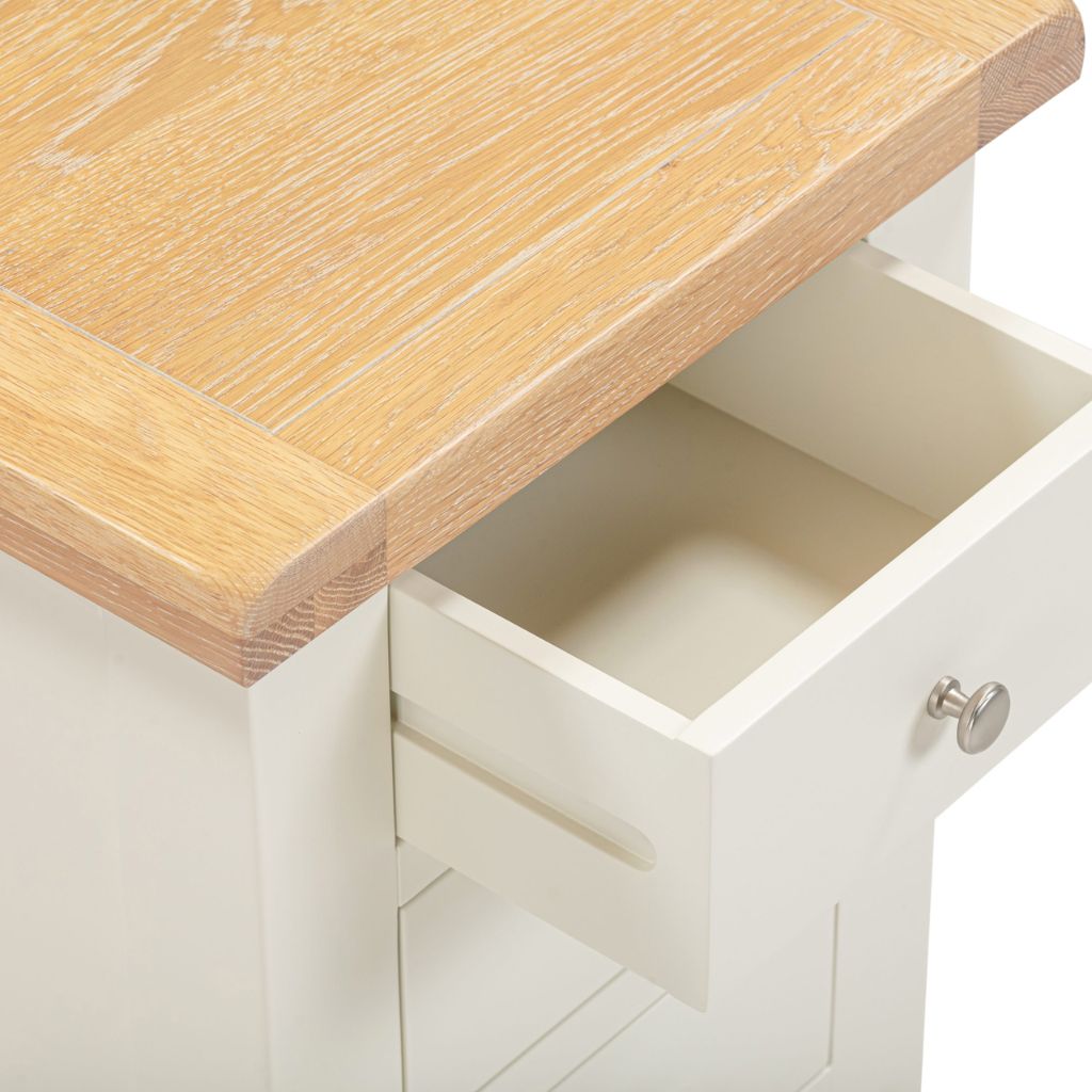 Windsor Ivory 3 Drawer Bedside Drawer