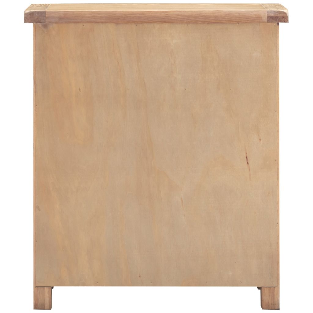 Windsor Natural Oak 3+2 Drawer Chest Back