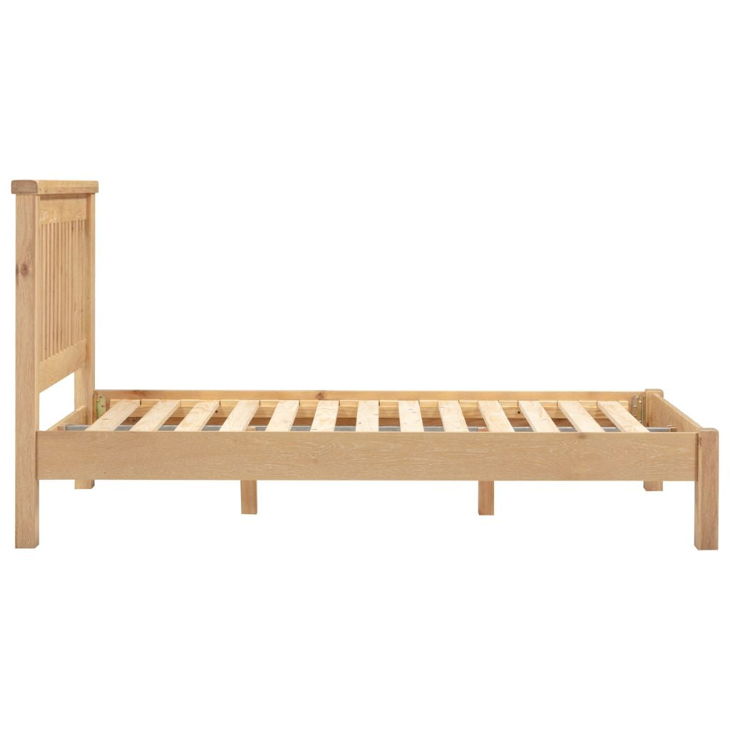 Windsor Natural Oak 4ft 6in Low End Bedframe Side
