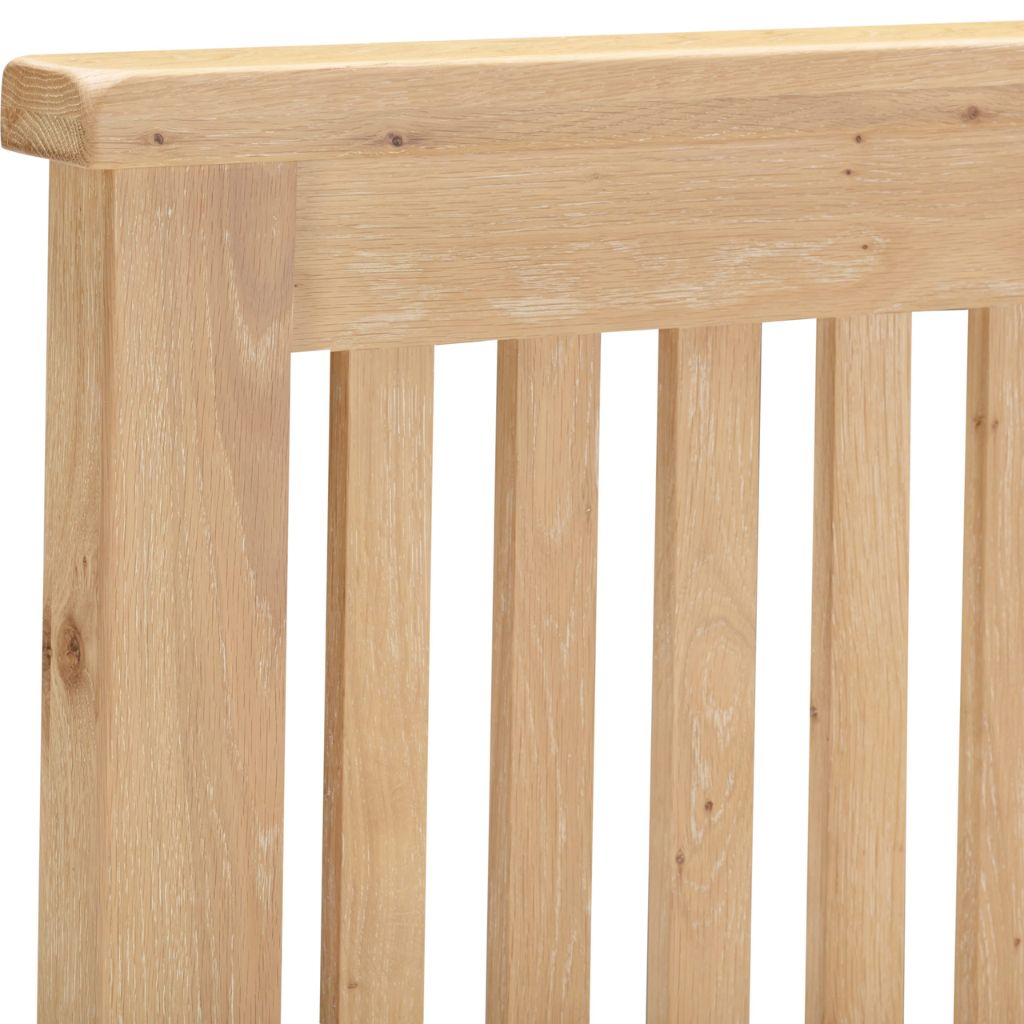 Windsor Natural Oak 4ft 6in Low End Bedframe Headboard