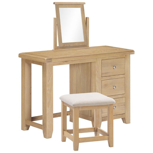 Windsor Natural Oak Dressing Table Set by Wholesale