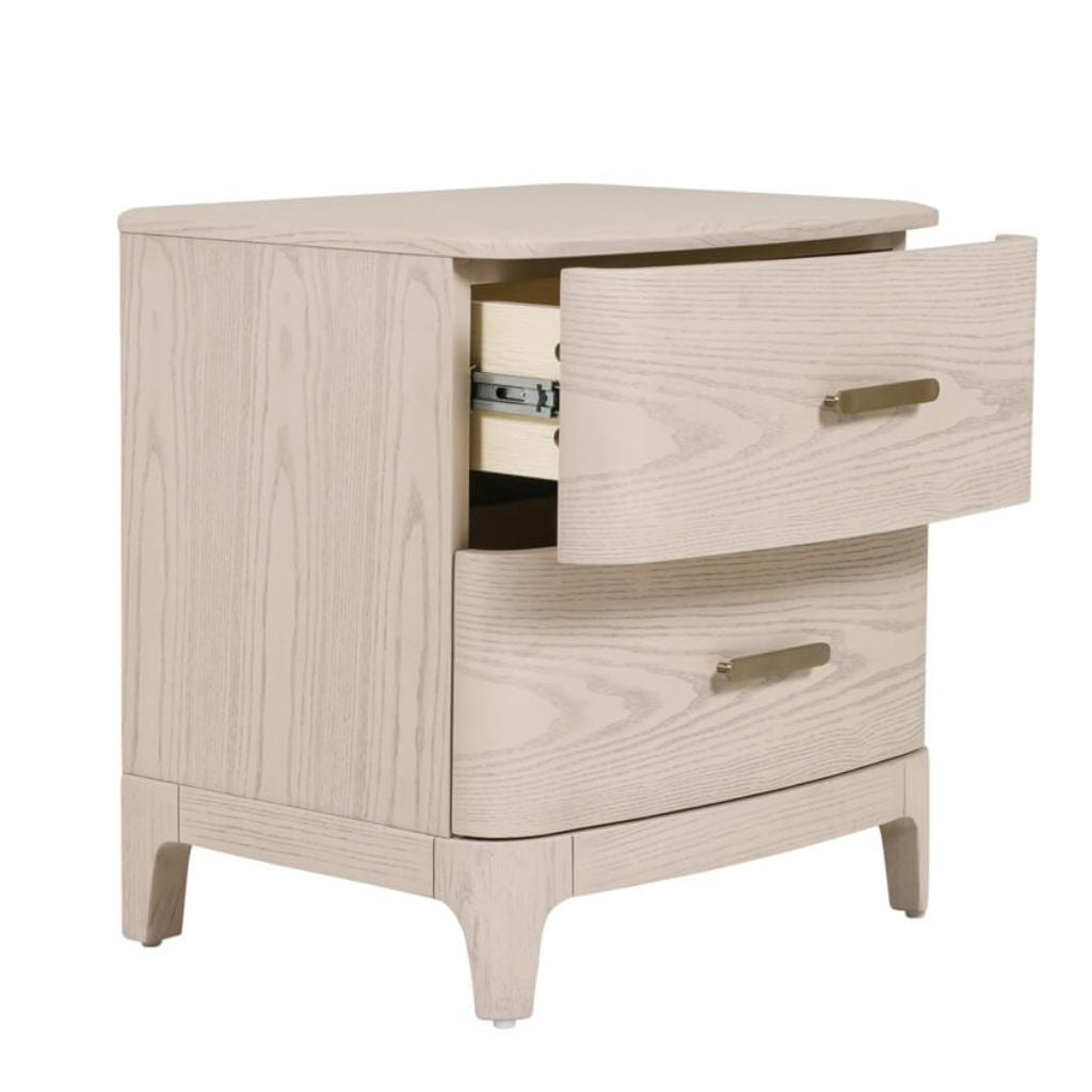 Zahra Cream Bedside Table Runner