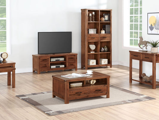 Andorra Acacia 2-Drawer Console by Annaghmore